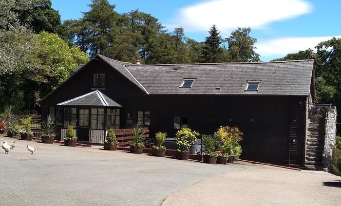 2 bedroom cottage with log burner and private hot tub.